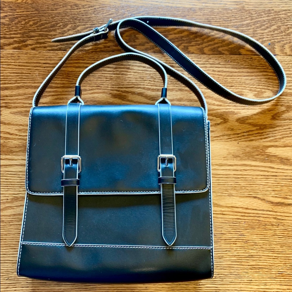 Vince Camuto leather crossbody satchel